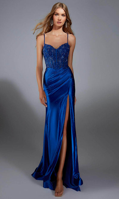 Alyce Paris 61827 - Sweetheart Embellished Corset Sheath Dress Prom Dresses