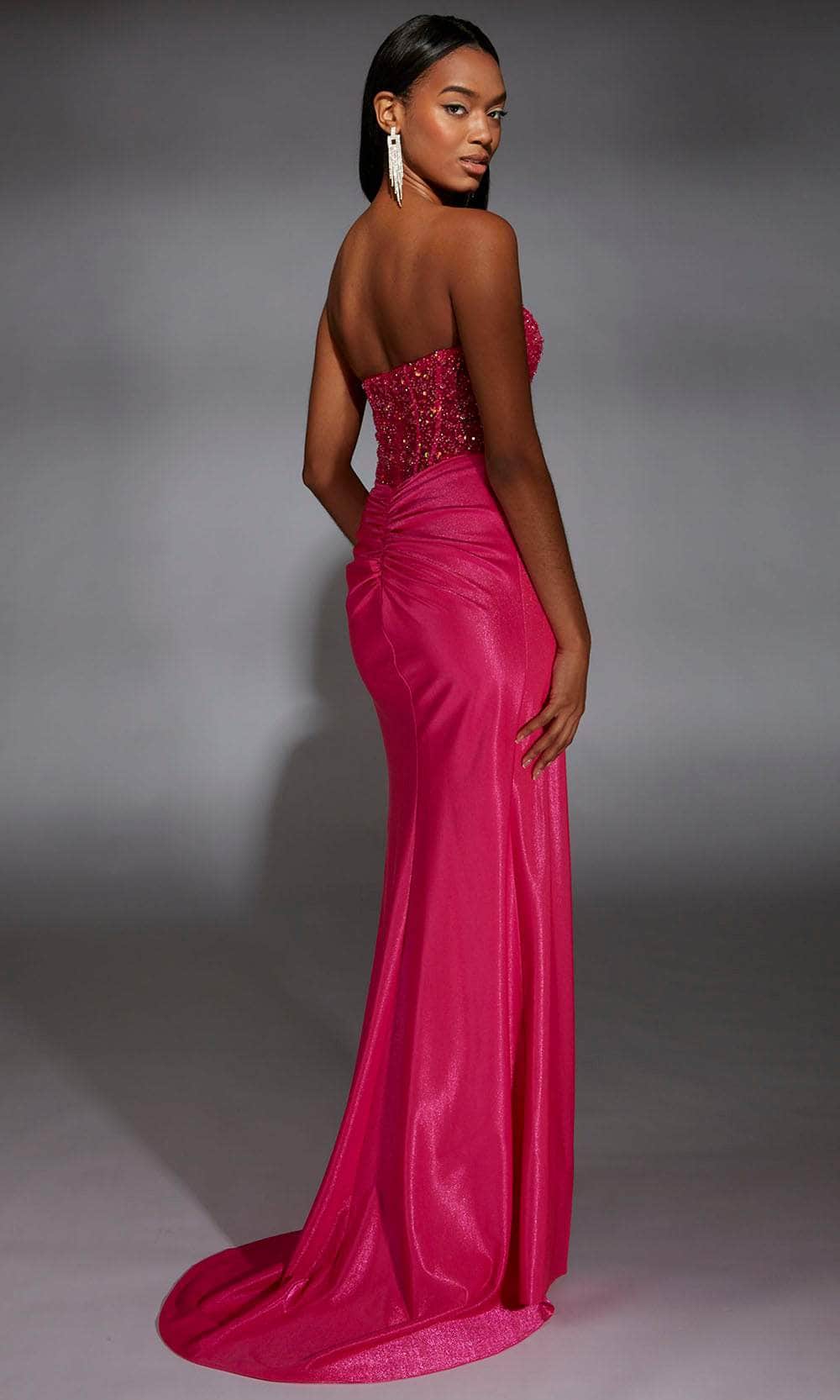 Alyce Paris 61844 - Scoop Neck Beaded Strapless Gown Prom Dresses