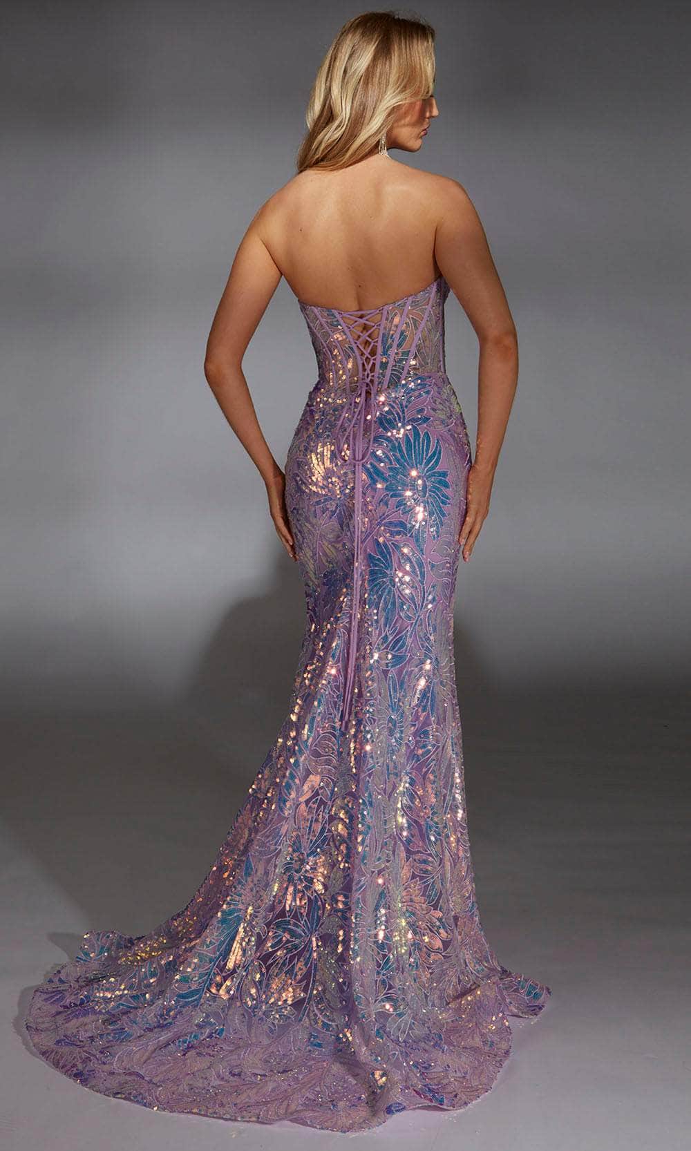 Alyce Paris 61862 - Sweetheart Corset Sequin Prom Gown Prom Dresses