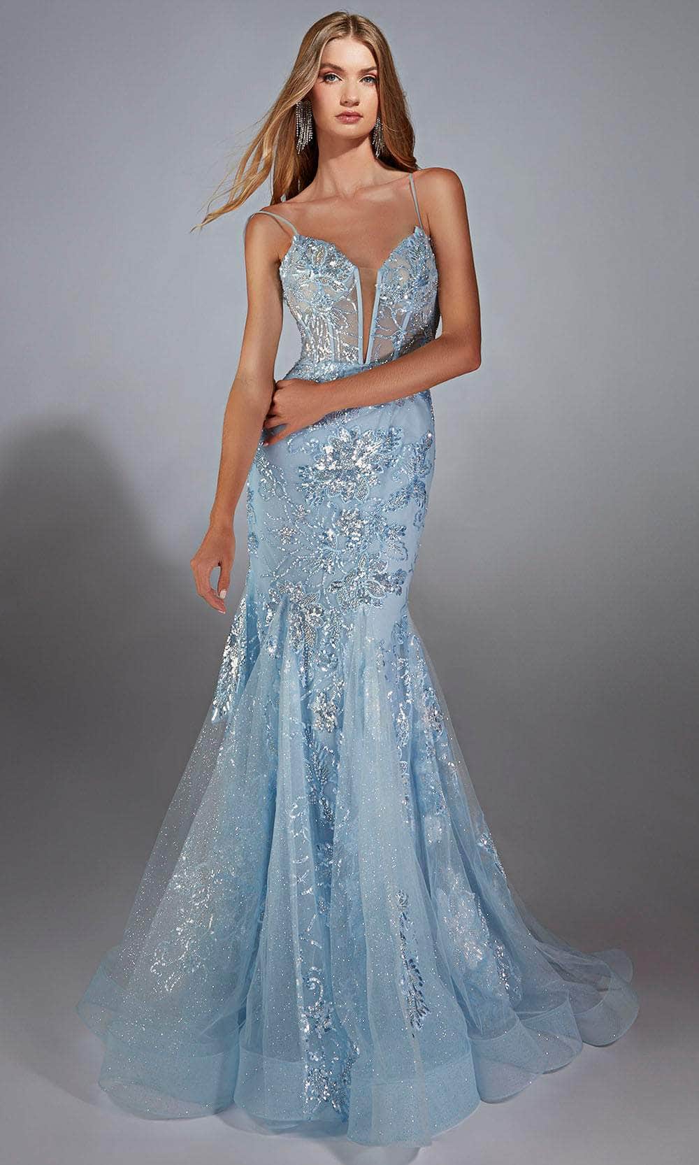 Alyce Paris 61867 - Beaded Embroidered Mermaid Gown Prom Dresses
