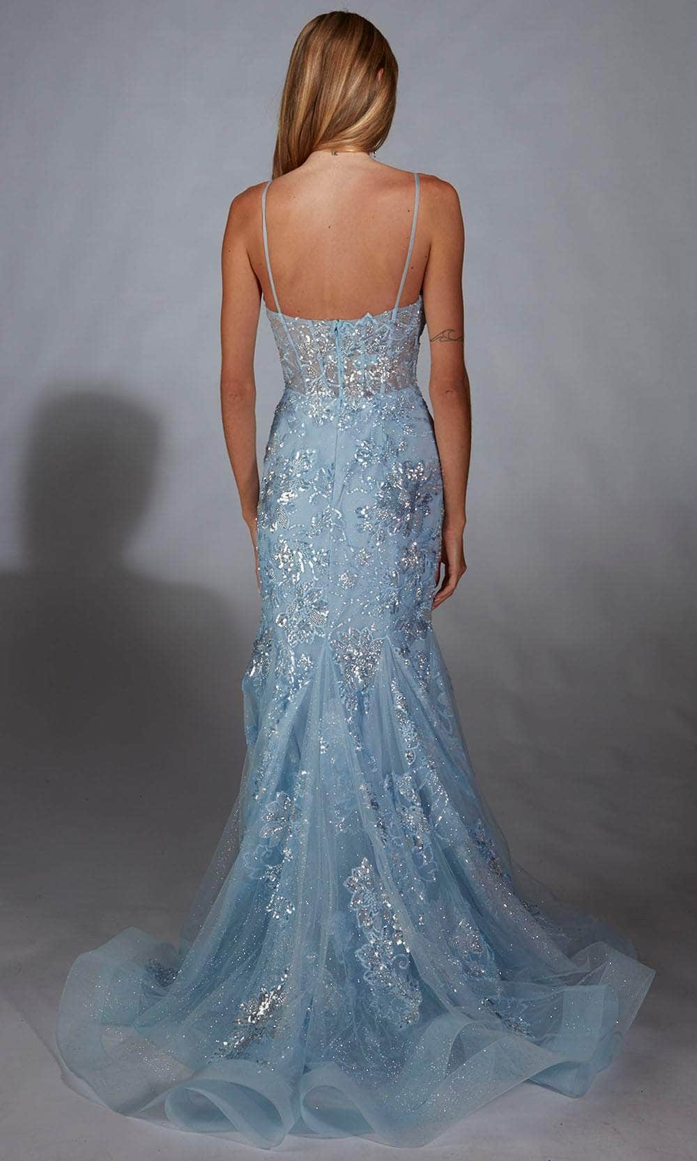 Alyce Paris 61867 - Beaded Embroidered Mermaid Gown Prom Dresses