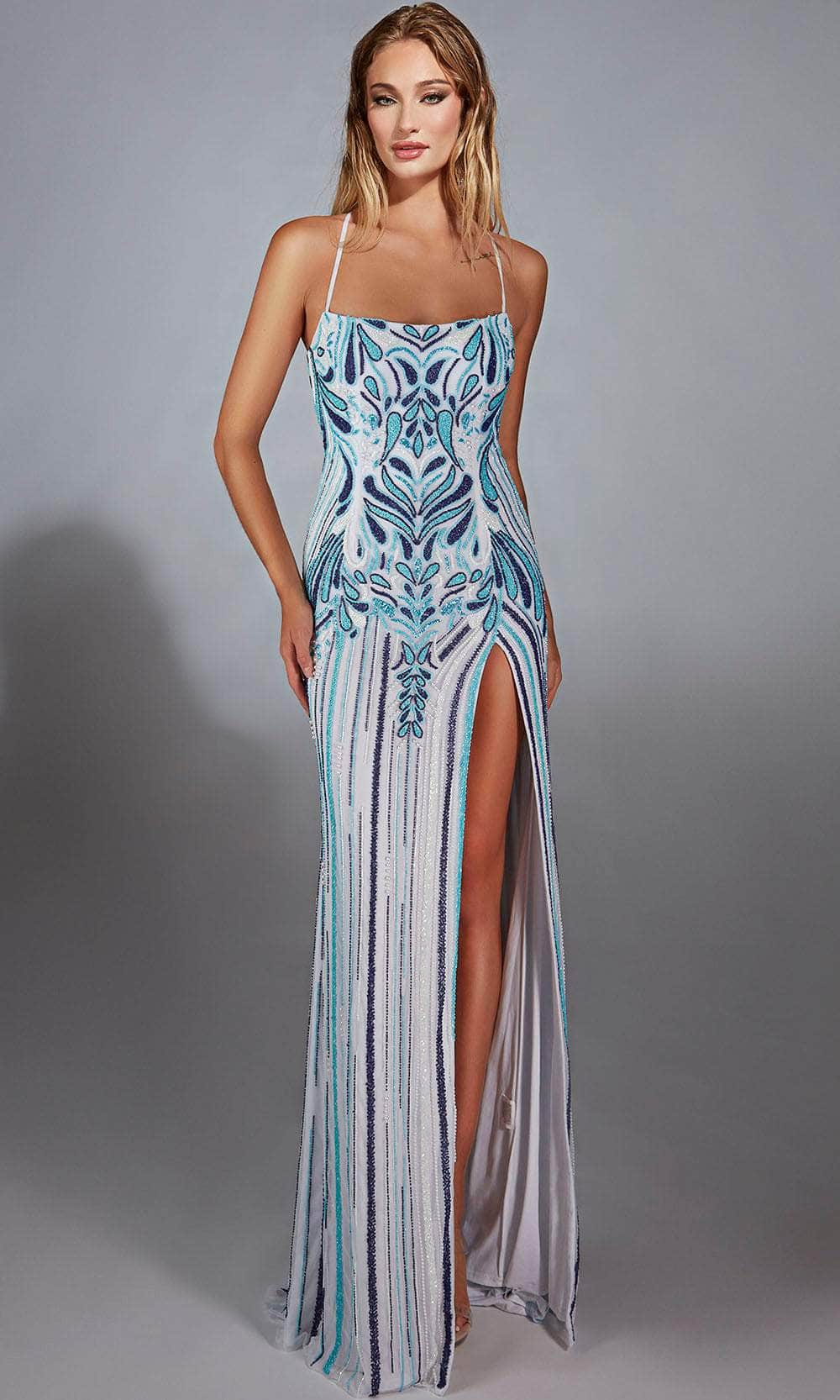 Alyce Paris 61868 - Intricately Beaded Sheath Dress Prom Dresses