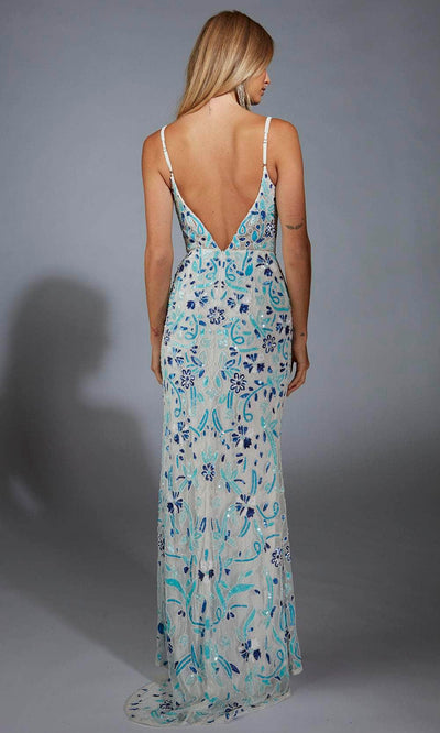 Alyce Paris 61871 - Sleeveless Beaded Dress with Slit Prom Dresses