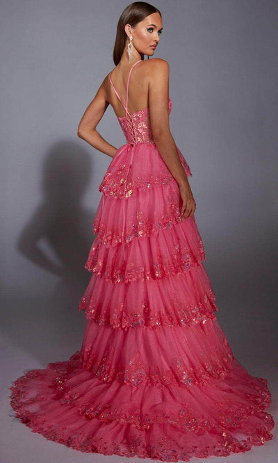Alyce Paris 61927 - Embroidered Lace Ruffle Gown Prom Dresses