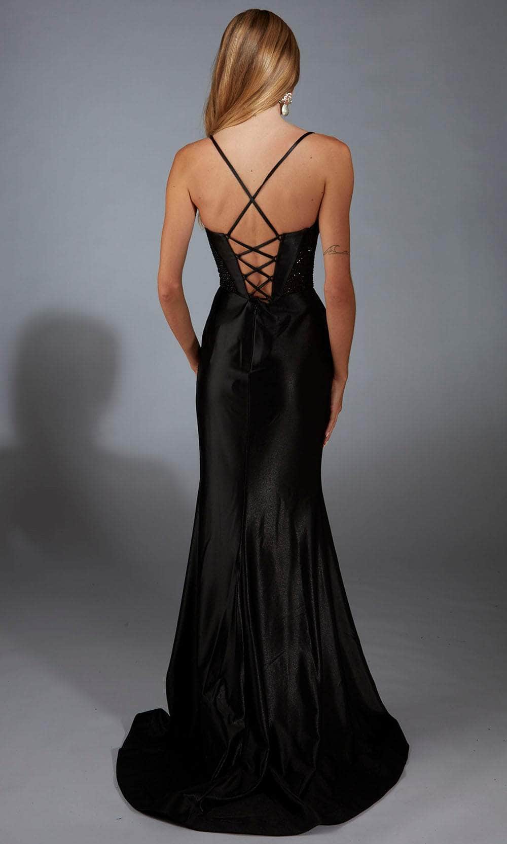 Alyce Paris 61950 - Sheer Corset Plunging Neckline Formal Dress Prom Dresses