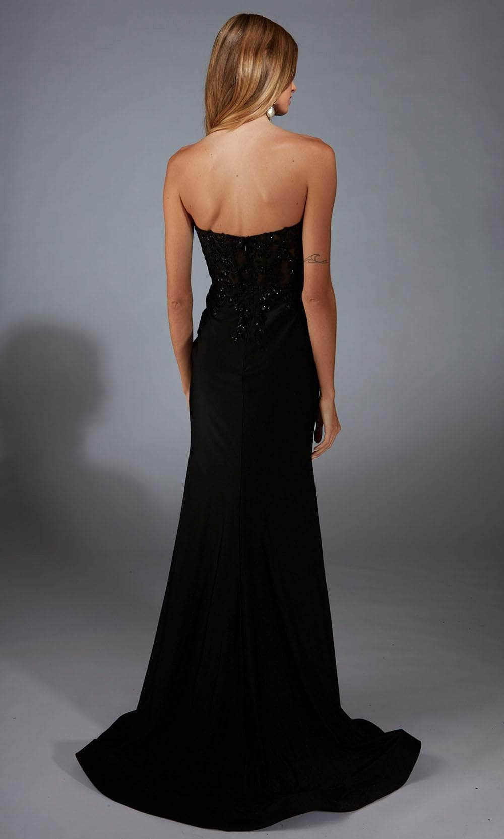 Alyce Paris 61953 - Floral Lace Plunging Sweetheart Gown Prom Dresses