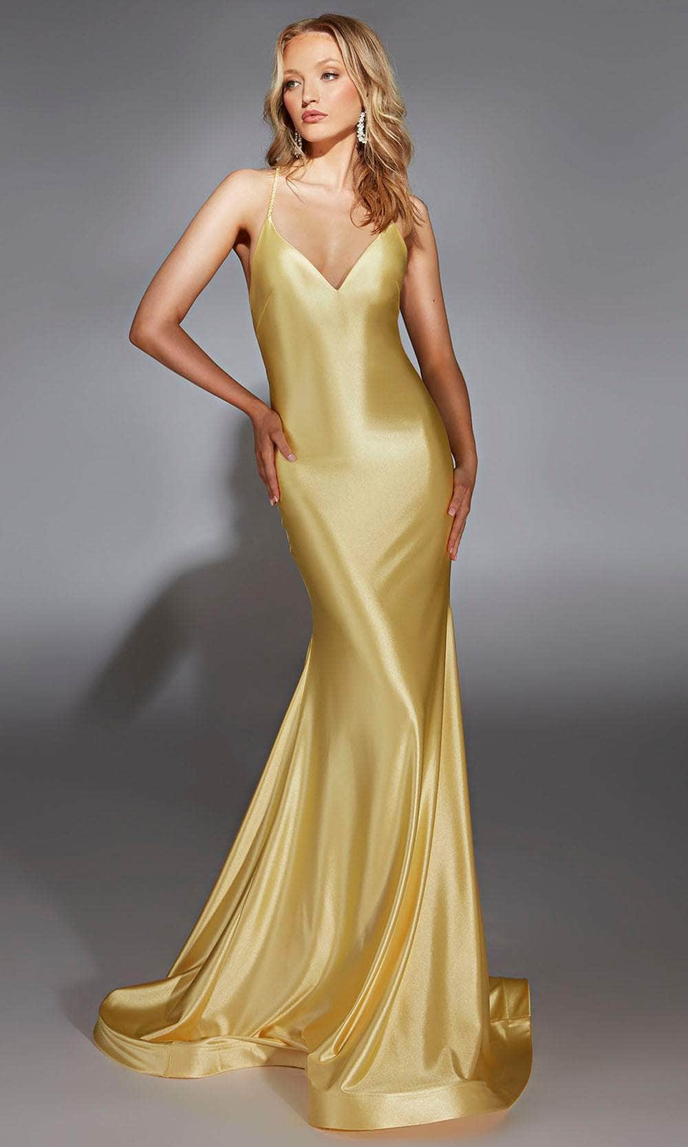 Alyce Paris 61966 - Strappy Back Trumpet Dress Prom Dresses