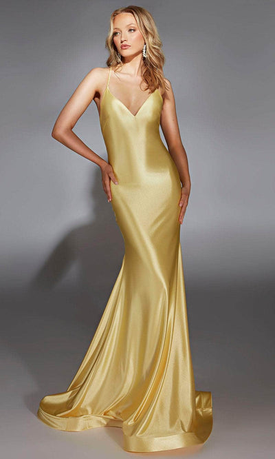 Alyce Paris 61966 - Strappy Back Trumpet Dress Prom Dresses