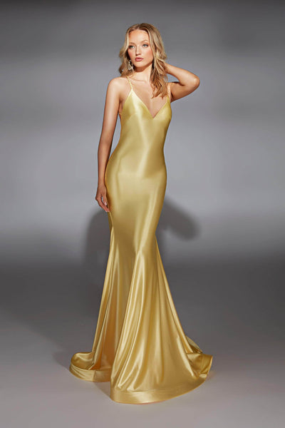 Alyce Paris 61966 - Strappy Back Trumpet Dress Prom Dresses