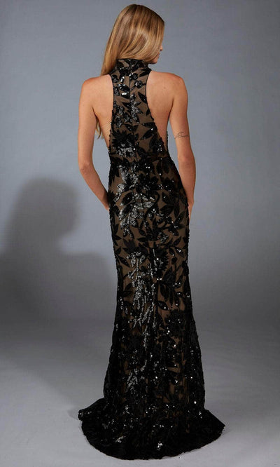 Alyce Paris 61979 - Sequined High Neck Fitted Gown Prom Dresses
