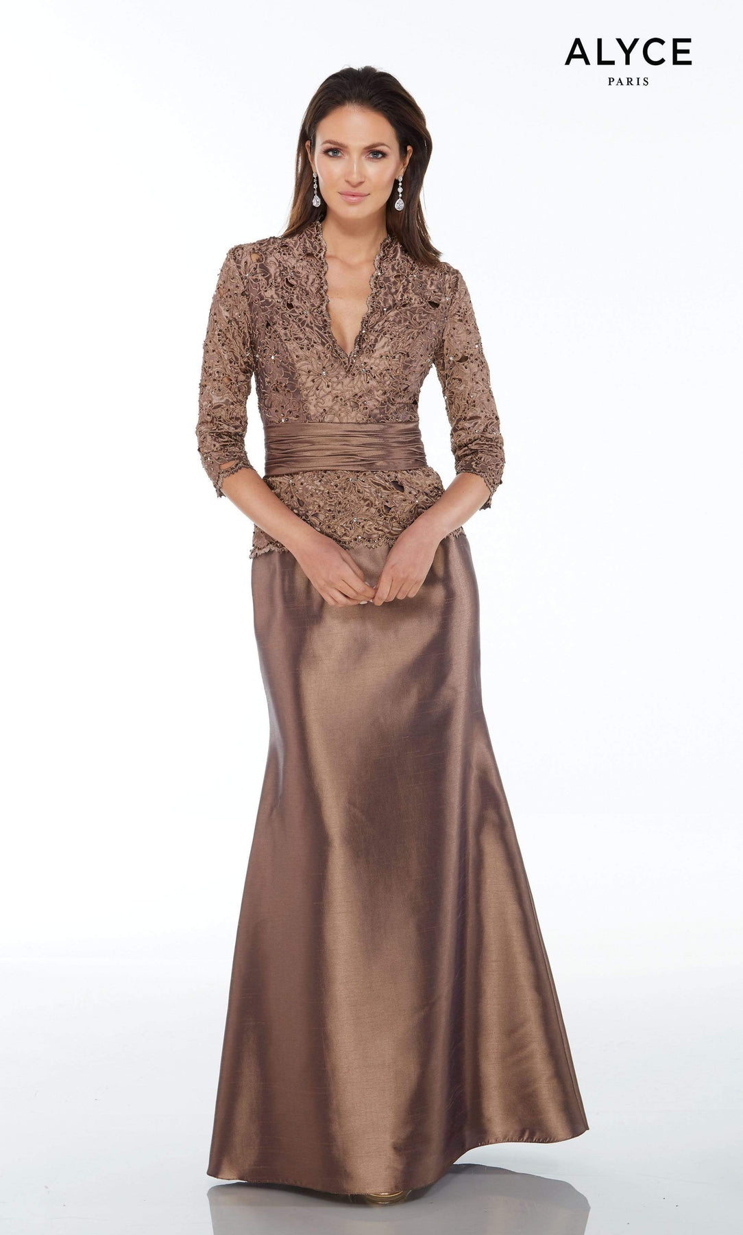 Alyce Paris - Mother Of The Bride Dress 29143 CCSALE 8 / Nutmeg