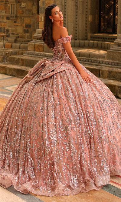 Amarra 54237 - Glitter Embellished Ballgown Quinceanera Dresses