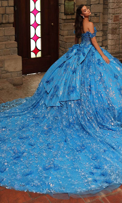 Amarra 54243 - Floral Applique Ballgown Quinceanera Dresses