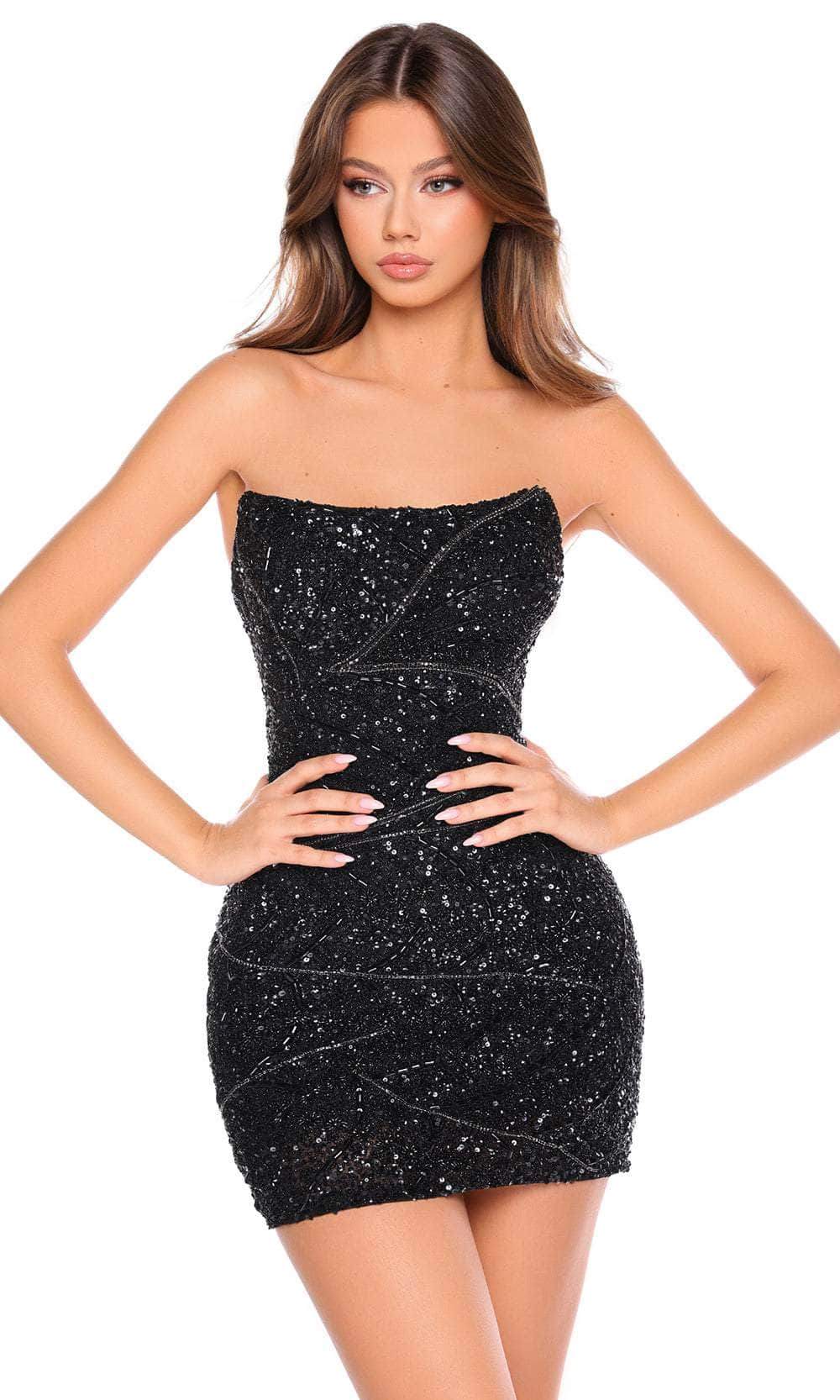 Amarra 88022 - Strapless Cocktail Dress Special Occasion Dresses 000 /  Black