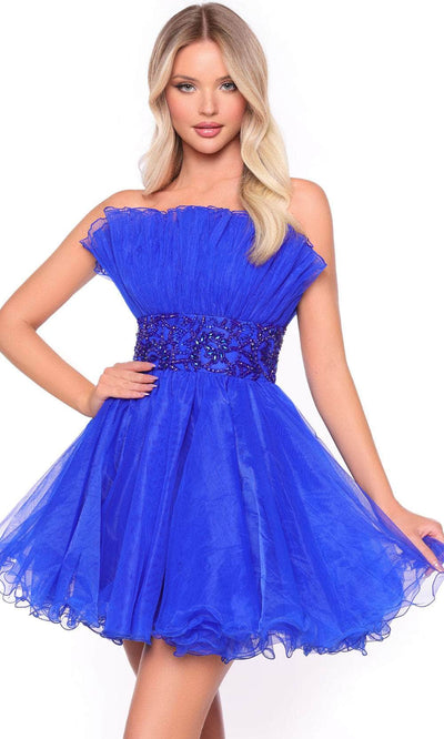 Amarra 88038 - Tulle Cocktail Dress Special Occasion Dresses 000 /  Bright Royal