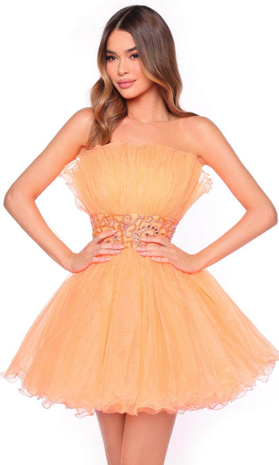 Amarra 88038 - Tulle Cocktail Dress Special Occasion Dresses 000 /  Dreamsicle