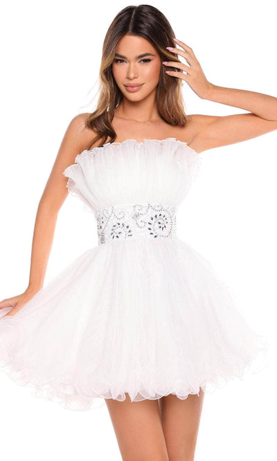 Amarra 88038 - Tulle Cocktail Dress Special Occasion Dresses 000 /  Ivory