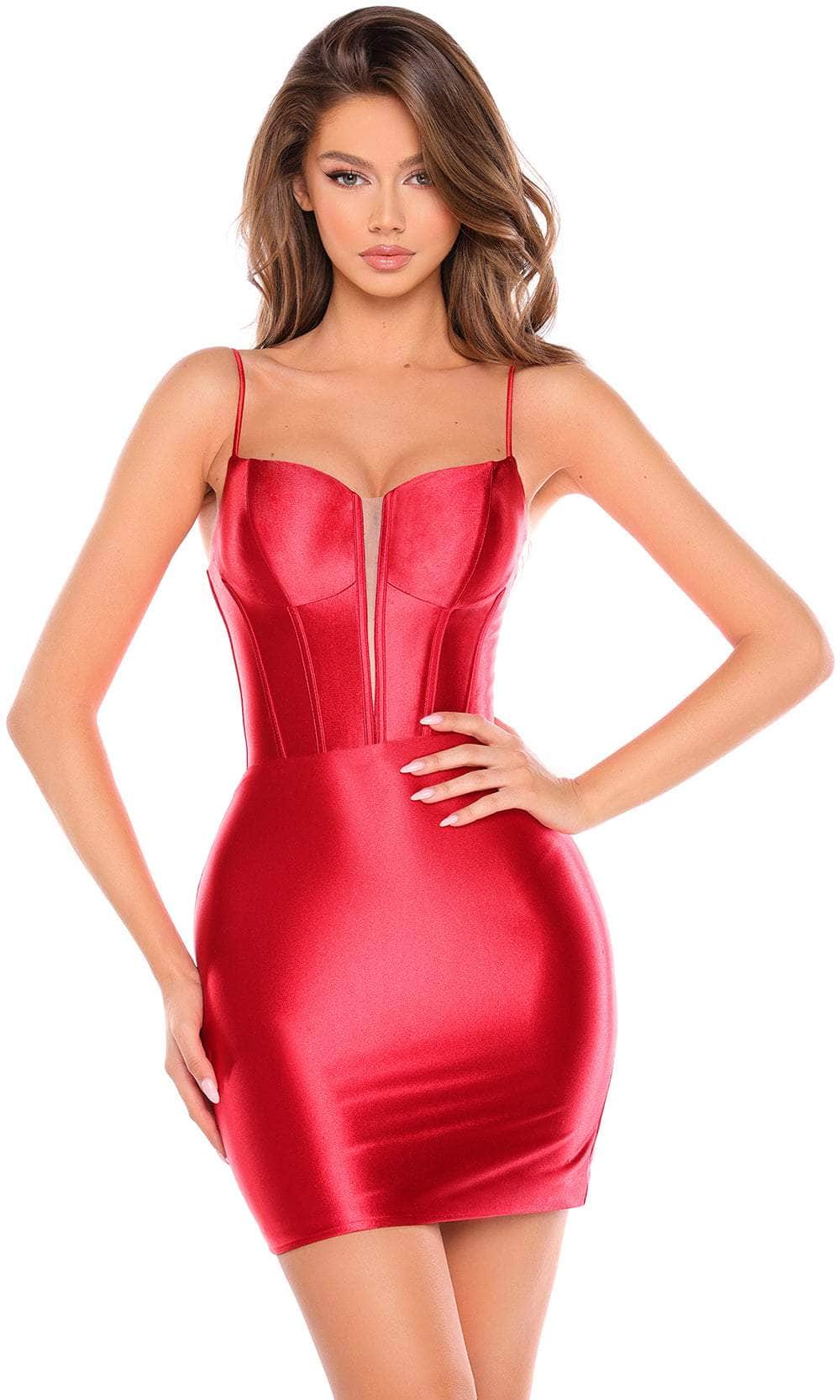 Amarra 88076 - Bodycon Cocktail Dress  Special Occasion Dresses 000 /  Red