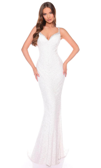 Amarra 88118 - Sequined Prom Gown Prom Dresses 000 /  Ivory
