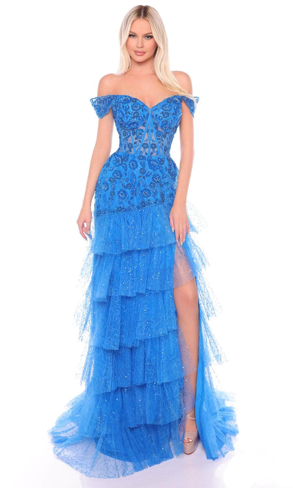 Amarra 88146 - Embellished Prom Gown Special Occasion Dresses 000 /  Peacock