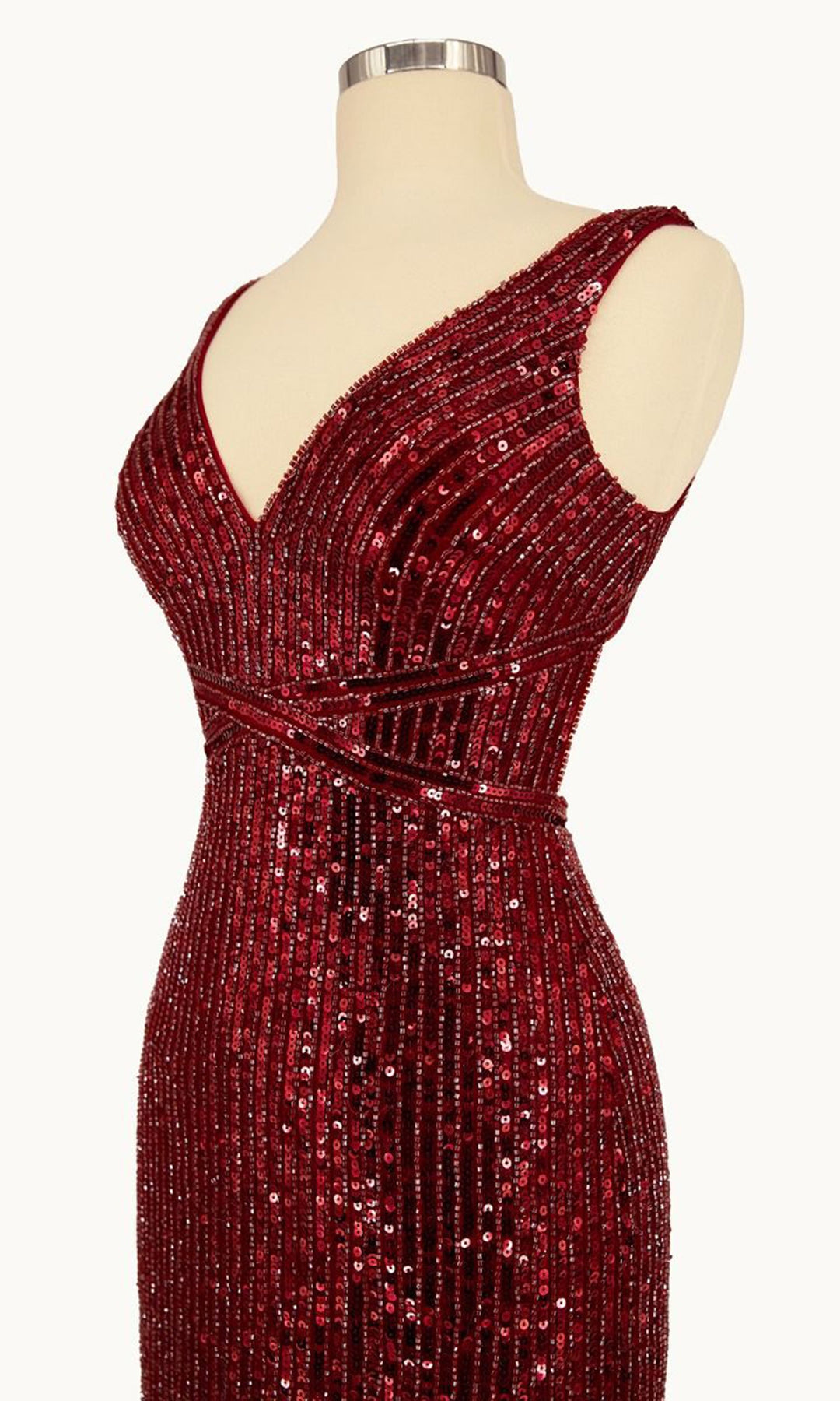Amoris by Ladivine J2392 Sequin Cutout Back Dress