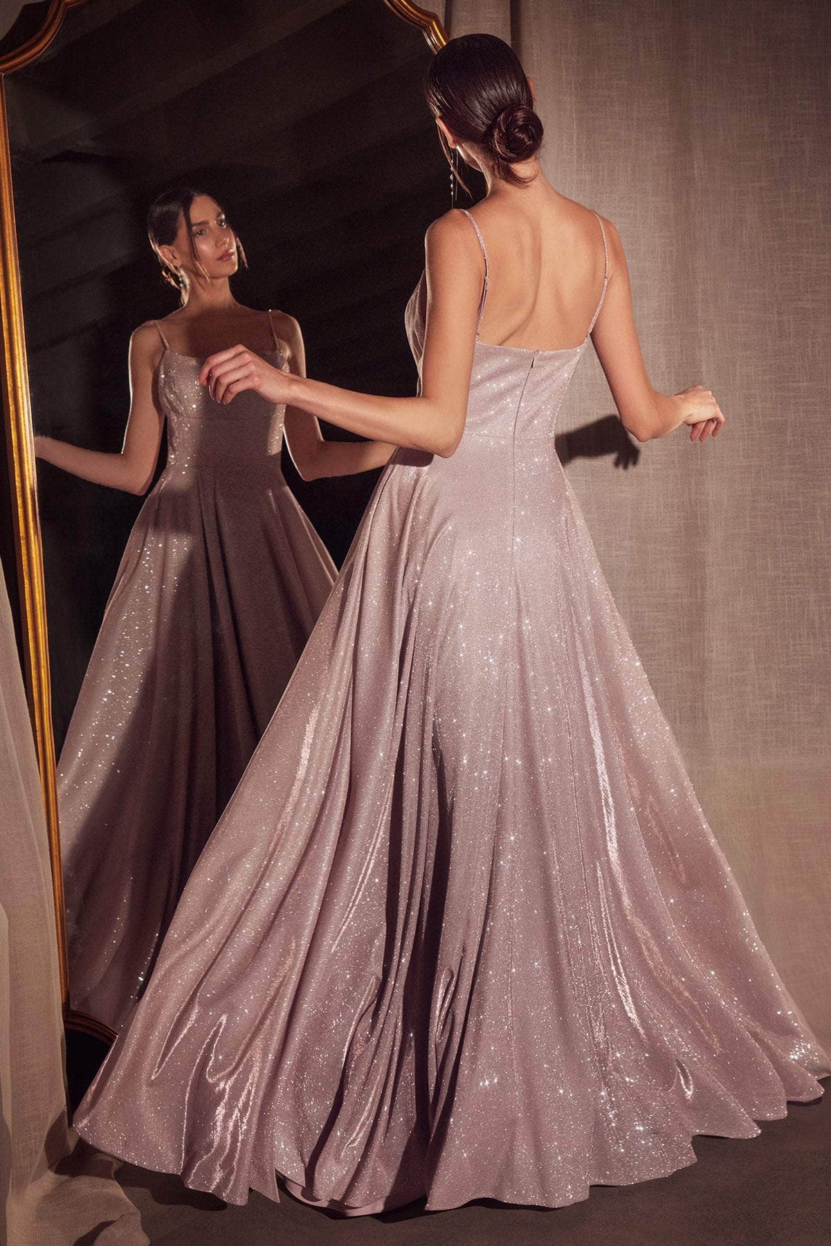 Amoris by Ladivine T213 - Sparkle A-Line Evening Gown Prom Dresses