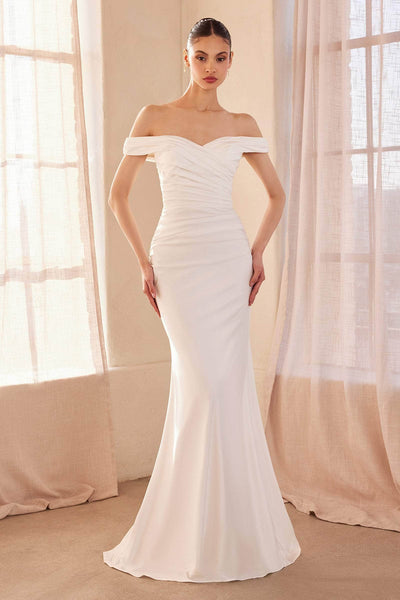 Amoris by Ladivine T402 - Ruched Mermaid Evening Dress Mother of the Bride Dresses