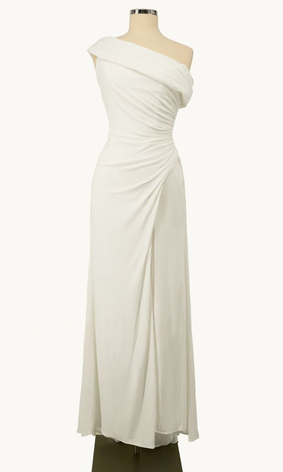 Amoris by Ladivine T805W One Shoulder High Slit Dress