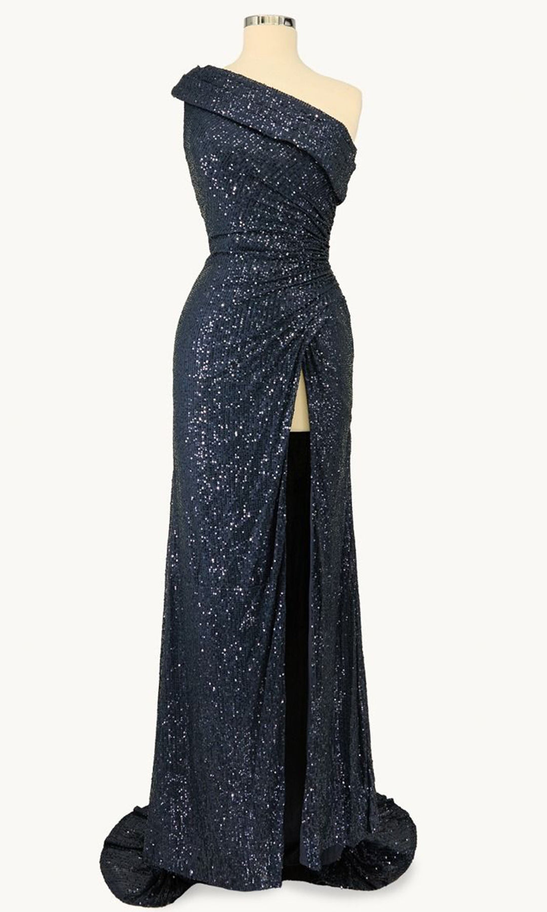 Amoris by Ladivine T806 One Shoulder Embellished Dress