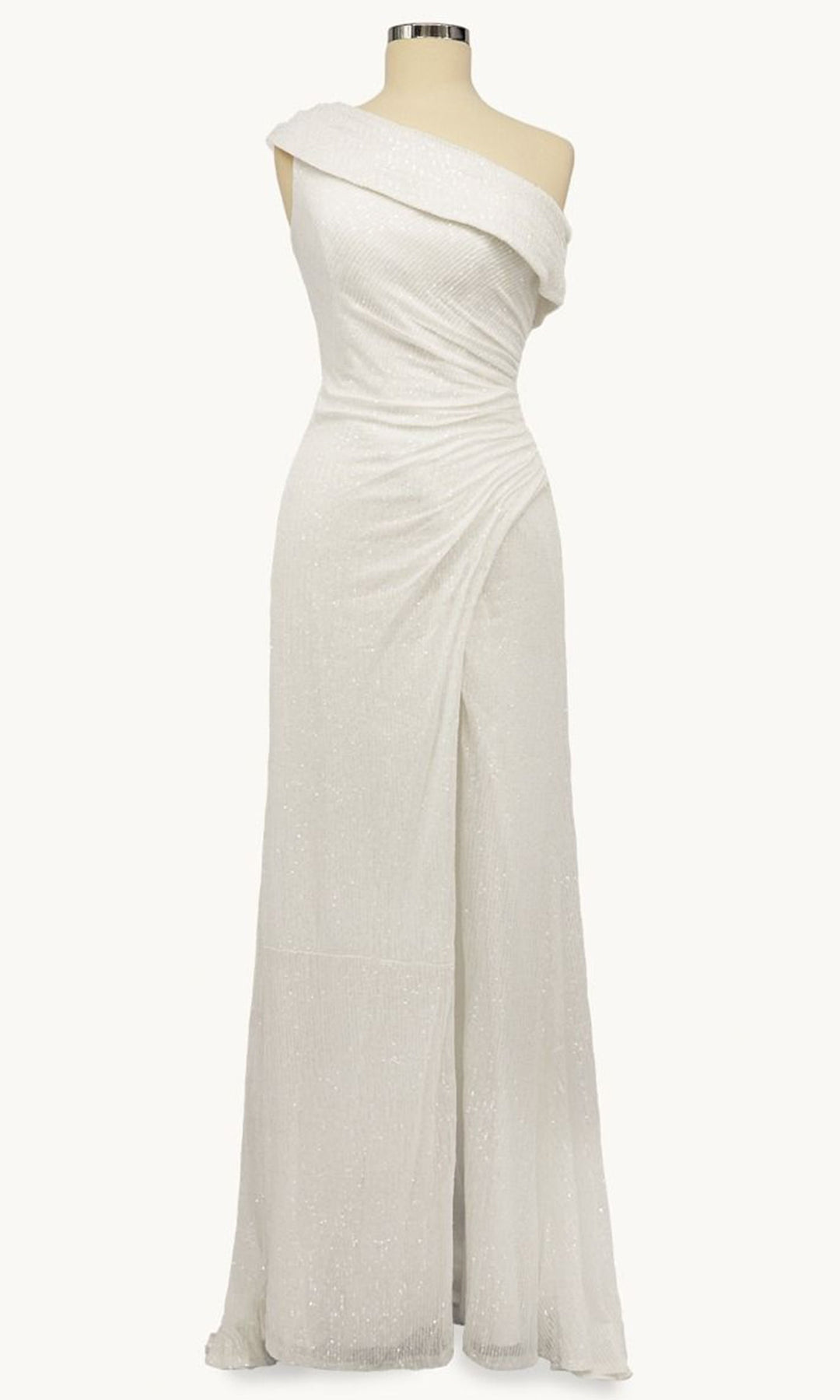 Amoris by Ladivine T806 One Shoulder Embellished Dress