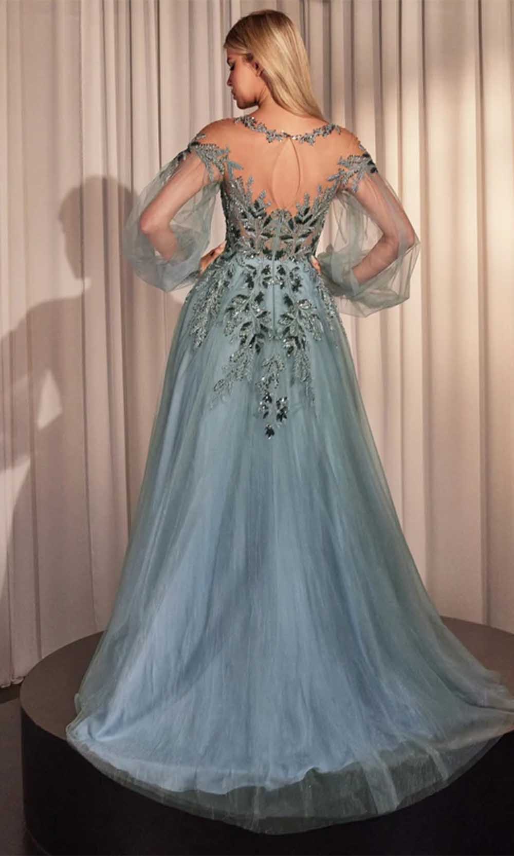 Andrea and Leo A1263 - Bishop Sleeve Evening Gown Mother Of The Bride Dresses