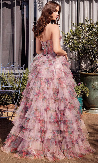 Andrea and Leo A1463 - Strapless Ruffled Ballgown Prom Dresses