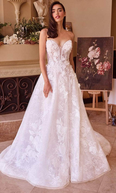 Andrea and Leo WL034 - Plunging Corset Bridal Gown Wedding Dresses