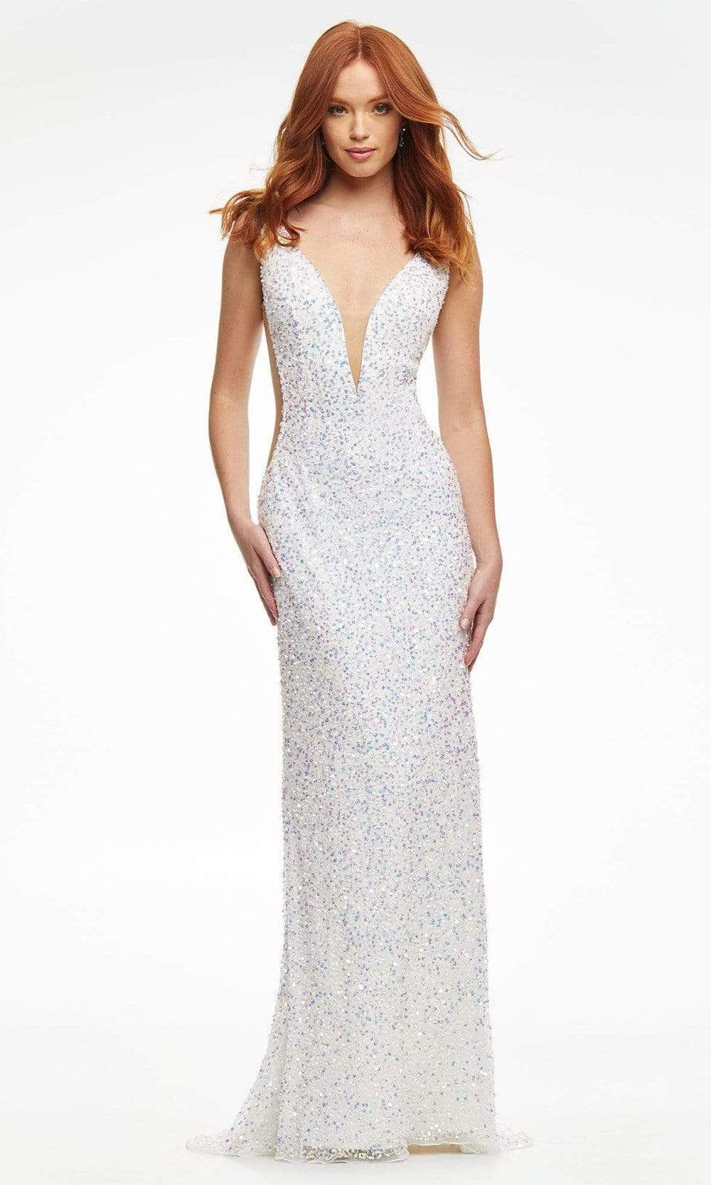 Ashley Lauren - 11081 Fitted Sequin Evening Dress Evening Dresses