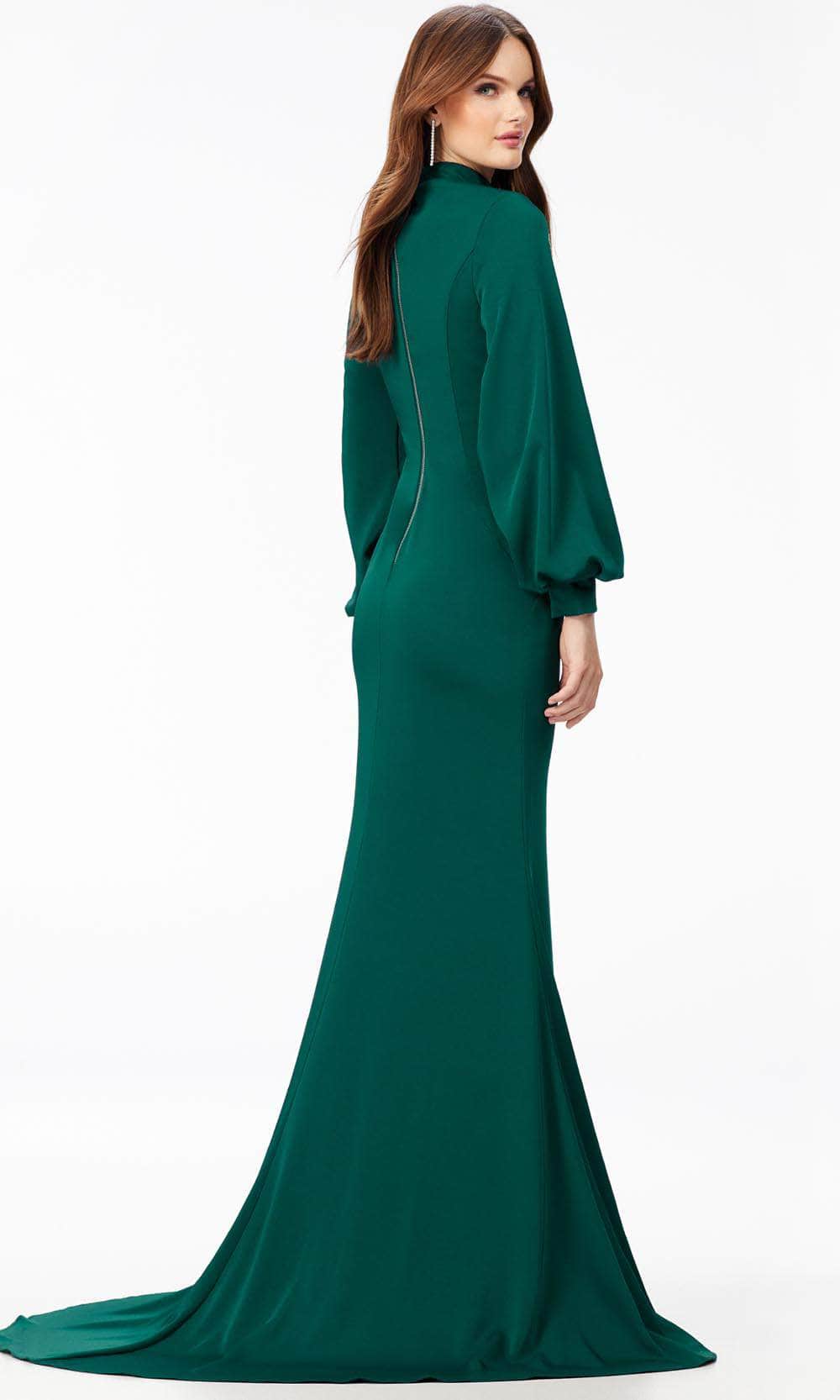 Ashley Lauren 11219 - Balloon Long Sleeve Long Dress Special Occasion Dress