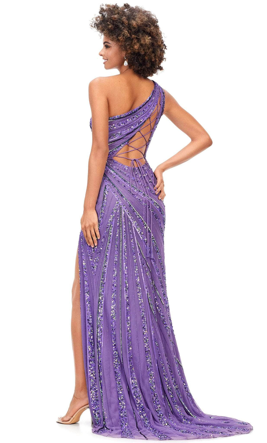 Ashley Lauren 11244 - Asymmetric Gown