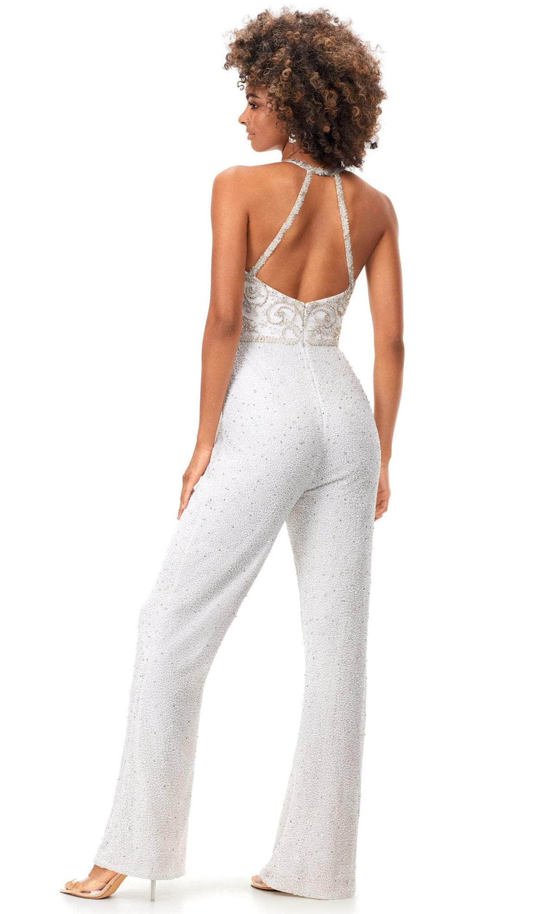 Ashley Lauren 11339 - Sleeveless Halter Jumpsuit Special Occasion Dress