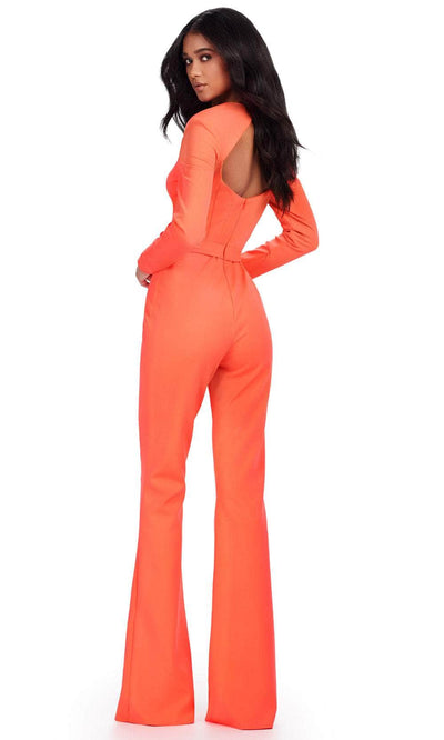 Ashley Lauren 11530 - Square Neck Scuba Jumpsuit Special Occasion Dresses