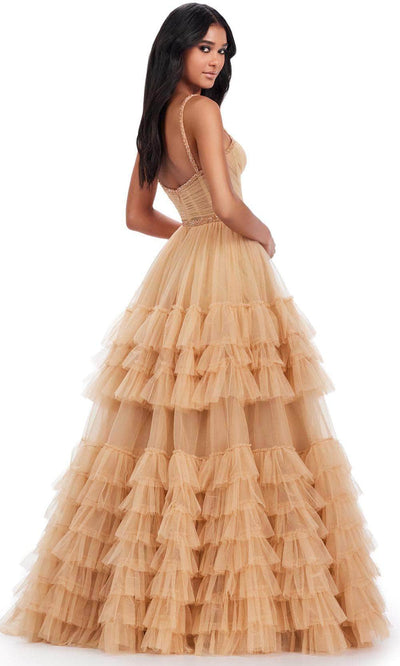 Ashley Lauren 11603 - Ruffled A-Line Prom Dress Special Occasion Dress