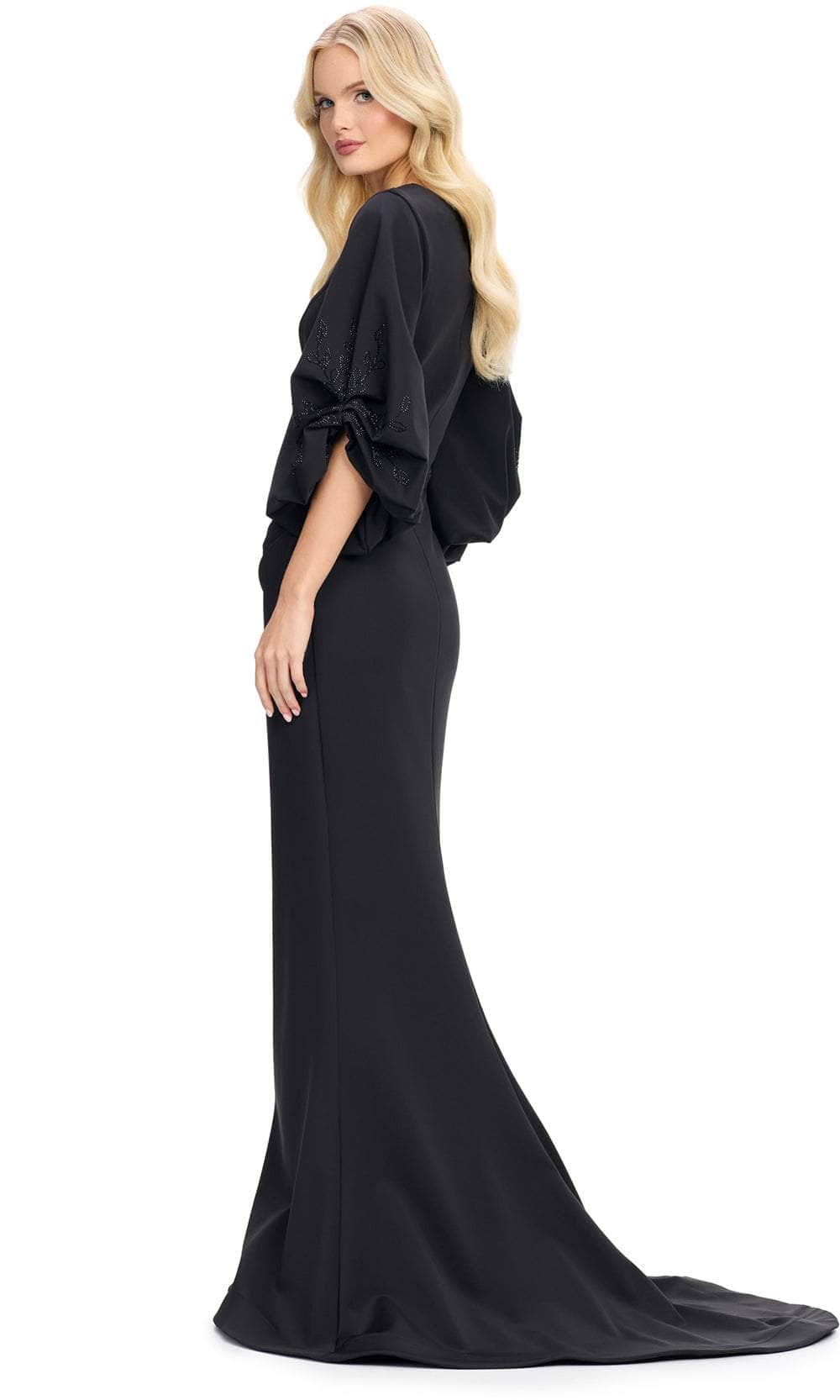 Ashley Lauren 11740 - Balloon Sleeve Mermaid Evening Gown Mother of the Bride Dresses