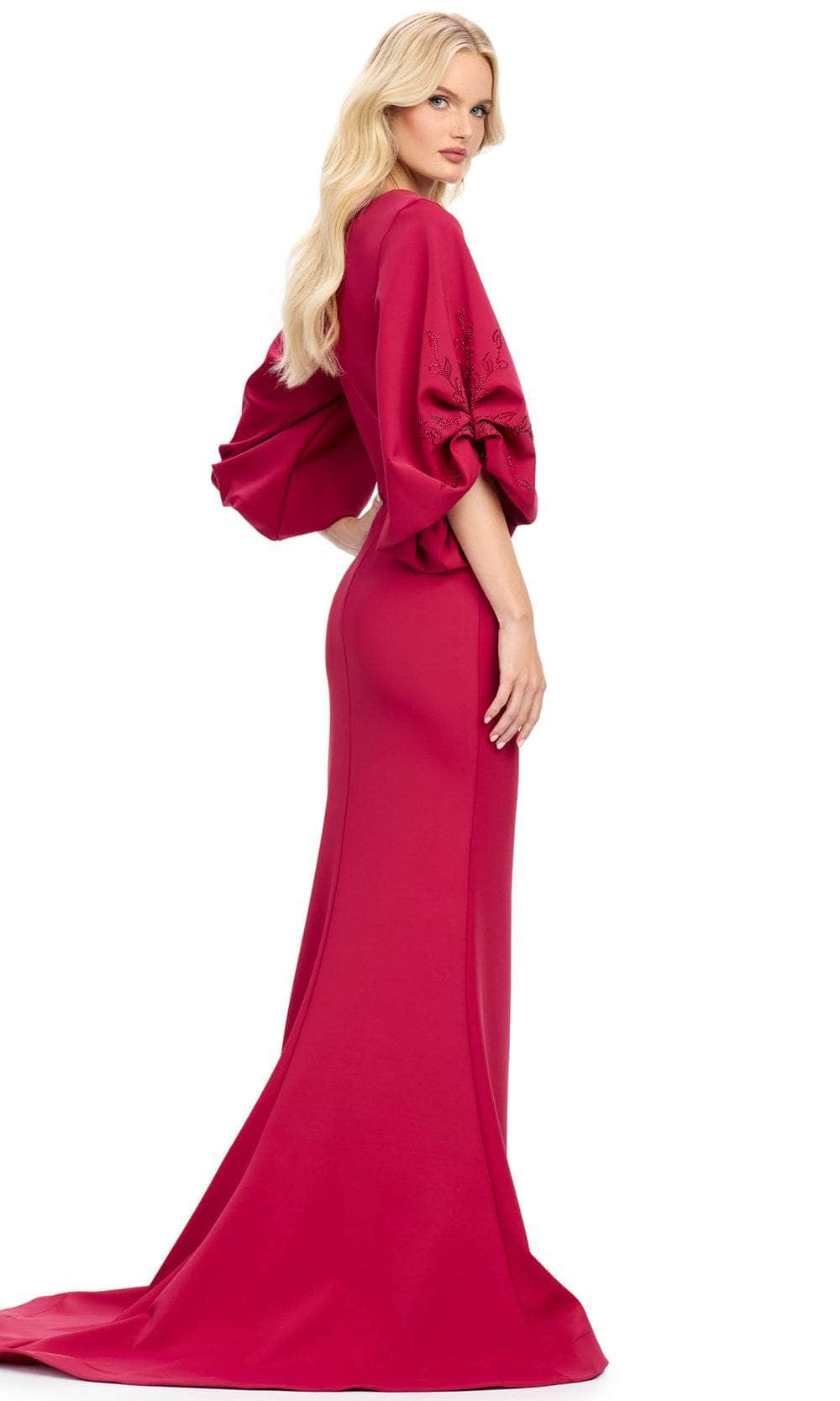 Ashley Lauren 11740 - Balloon Sleeve Mermaid Evening Gown Mother of the Bride Dresses