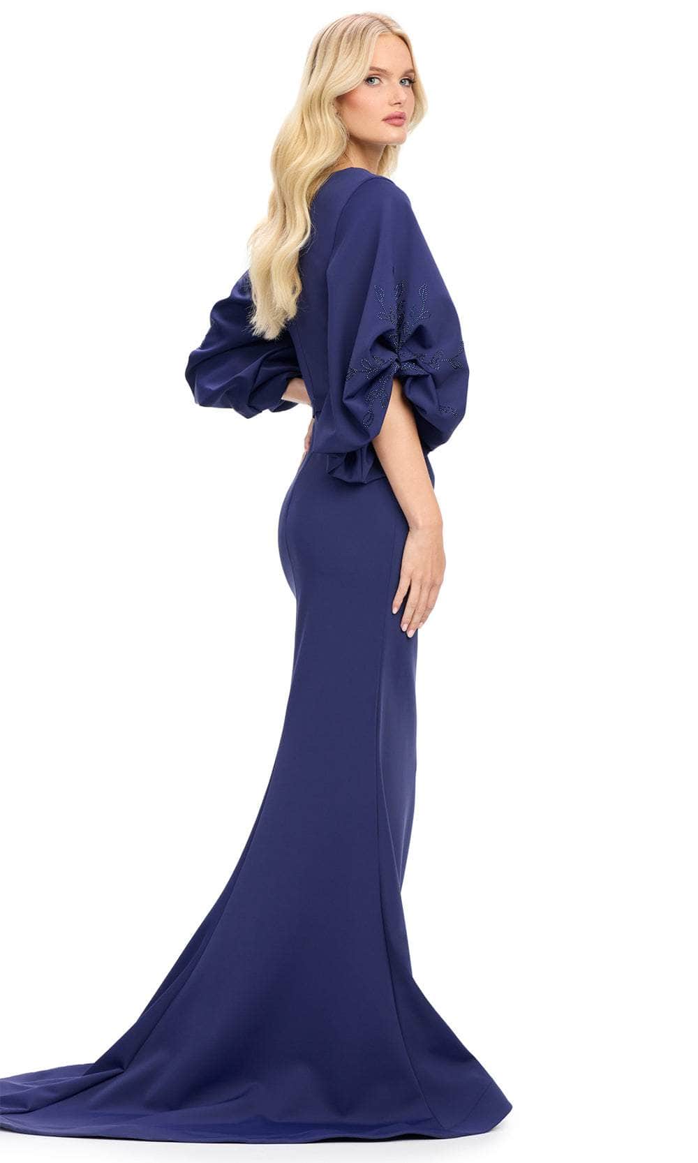 Ashley Lauren 11740 - Balloon Sleeve Mermaid Evening Gown Mother of the Bride Dresses