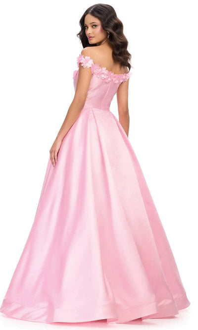 Ashley Lauren 11771 - Off Shoulder Pleated Skirt Evening Gown Ball Gowns