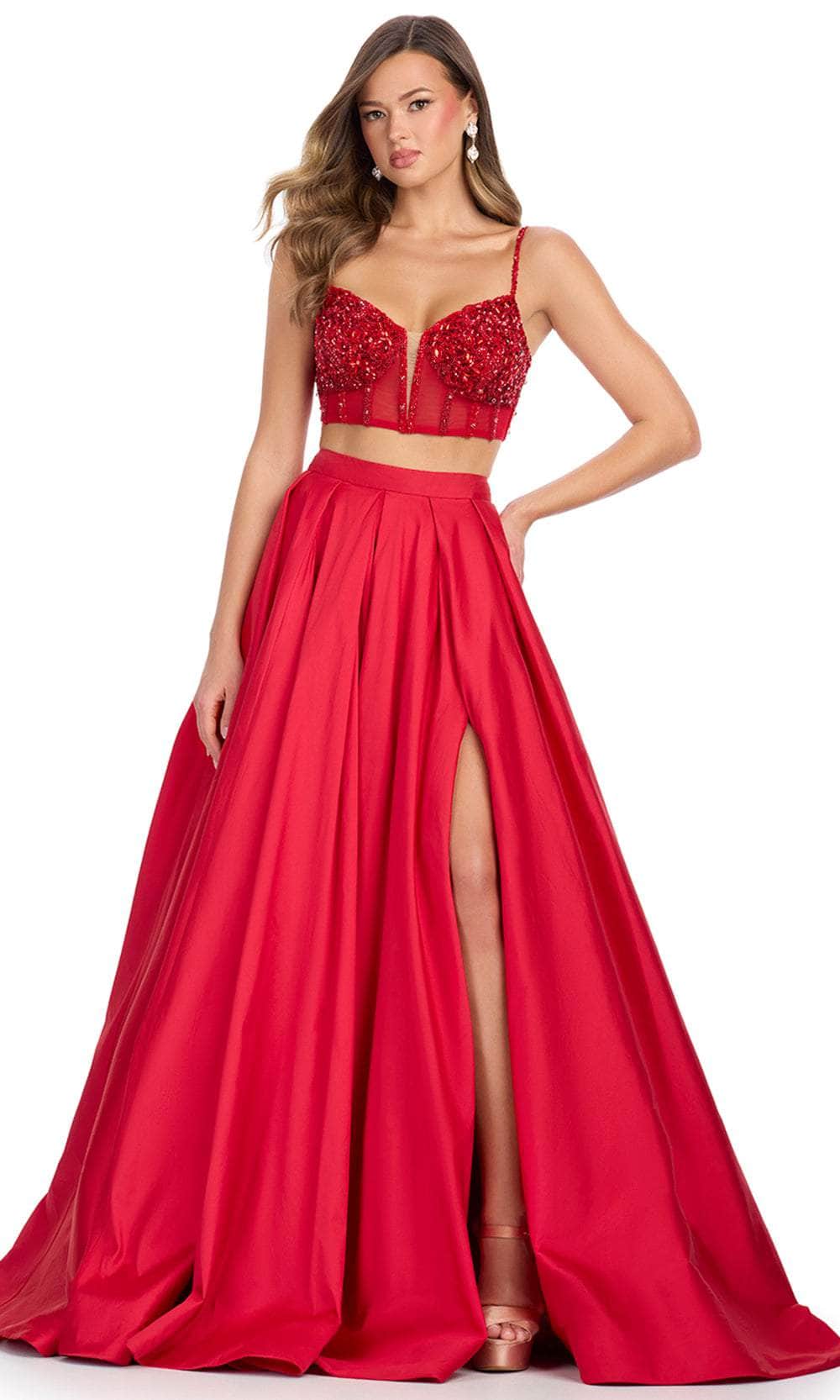 Ashley Lauren 11826 - Two-Piece Beaded Ball Gown Ball Gowns