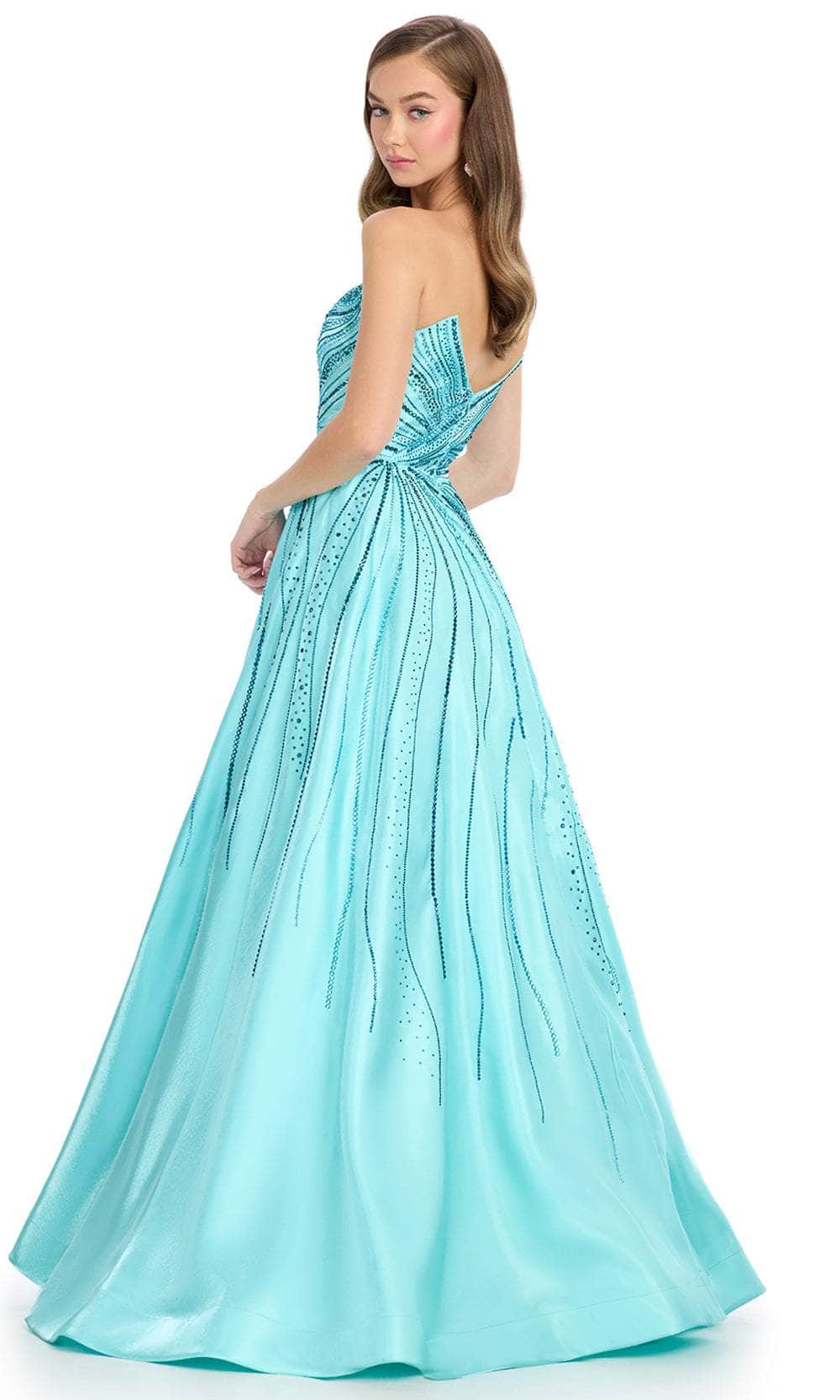 Ashley Lauren 11869 - Sweetheart Neckline Satin Ball Gown Ball Gowns