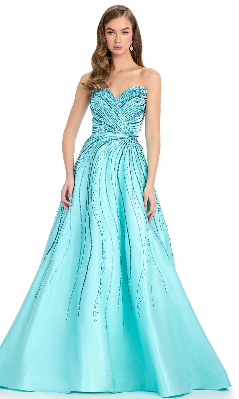 Ashley Lauren 11869 - Sweetheart Neckline Satin Ball Gown Ball Gowns