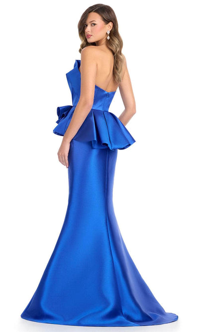 Ashley Lauren 11874 - Strapless Peplum Waist Prom Dress Prom Dress