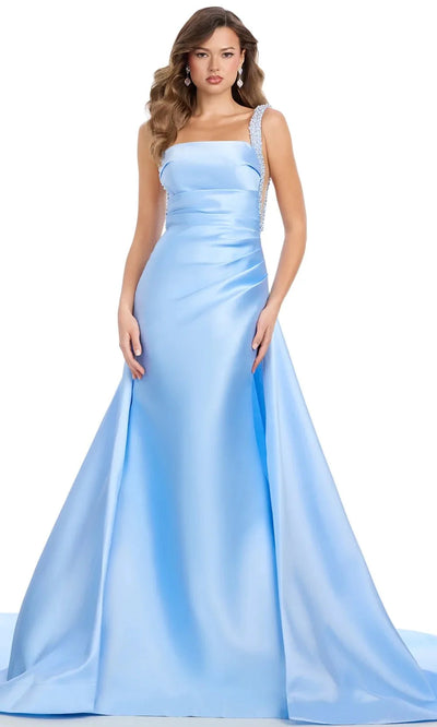 Ashley Lauren 11979 - Beaded Straps Square Neck Prom Gown Prom Dress