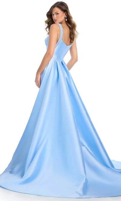 Ashley Lauren 11979 - Beaded Straps Square Neck Prom Gown Prom Dress