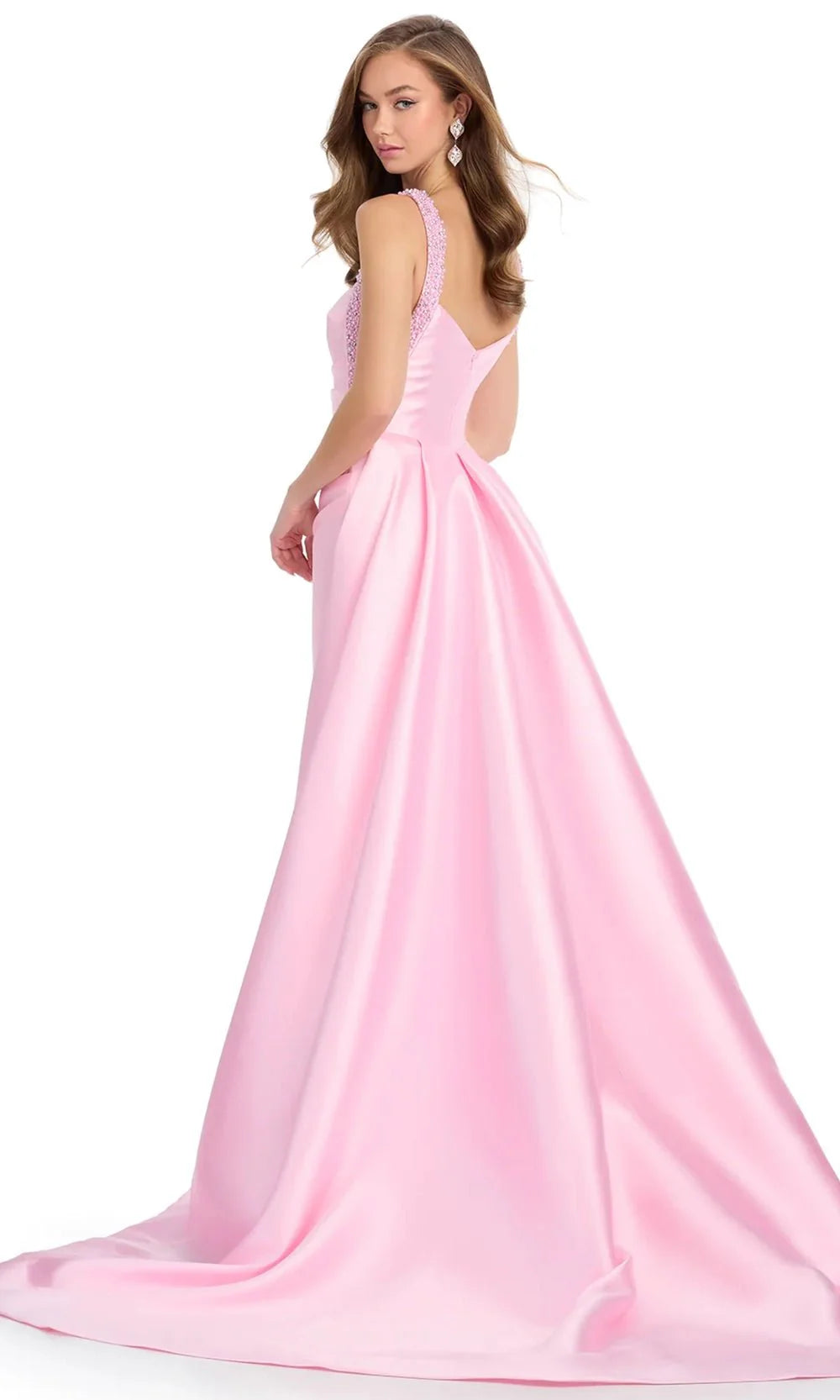 Ashley Lauren 11979 - Beaded Straps Square Neck Prom Gown Prom Dress